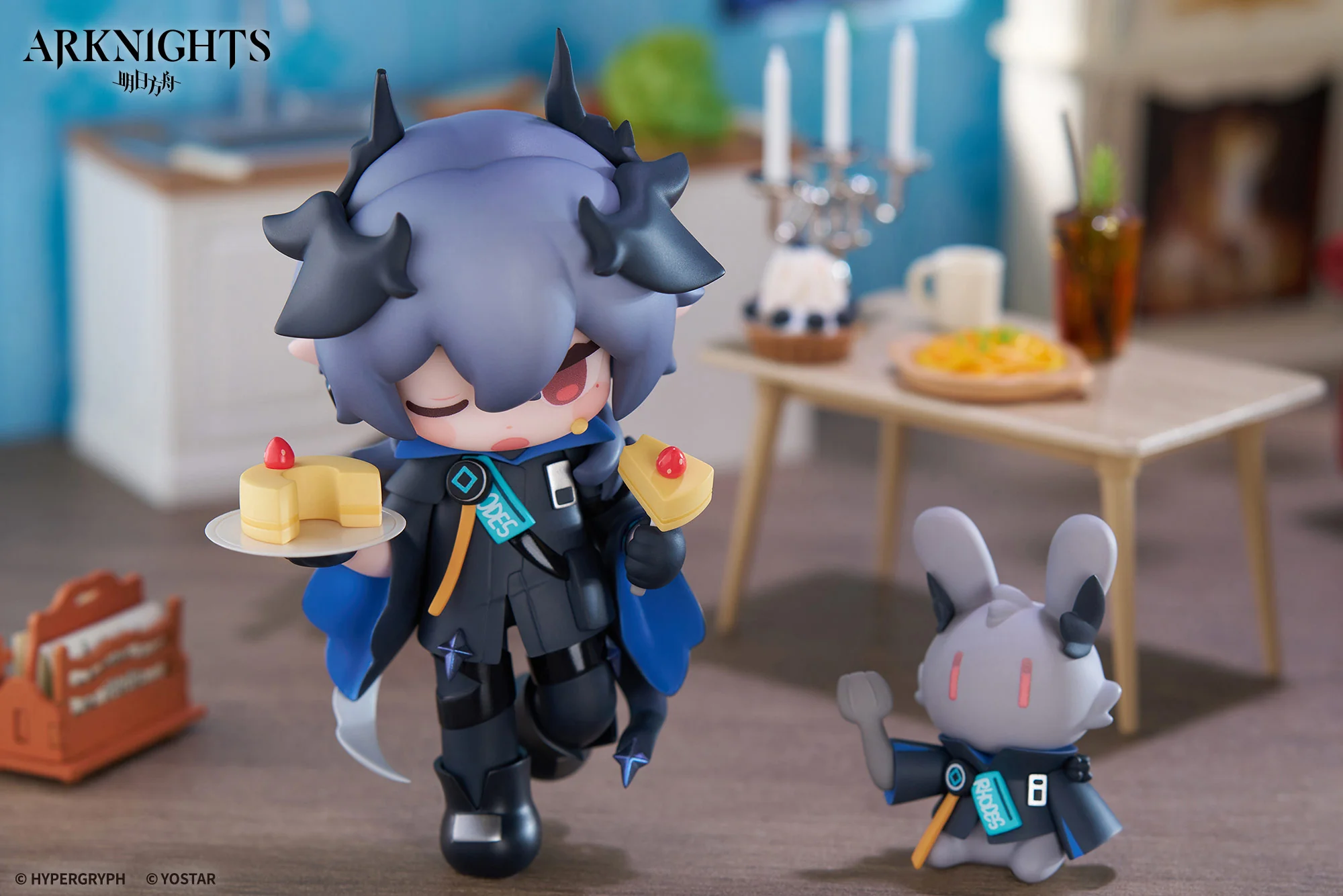 [Pre-order] Arknights - Logos & SilverAsh Dessert Time Series Chibi Figure APEX - Image 2