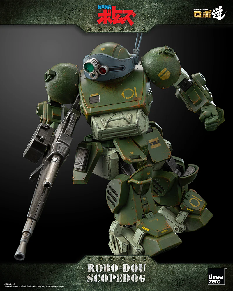 [Pre-order] Armored Trooper VOTOMS - ROBO-DOU Scopedog Action Figure ThreeZero - Image 4