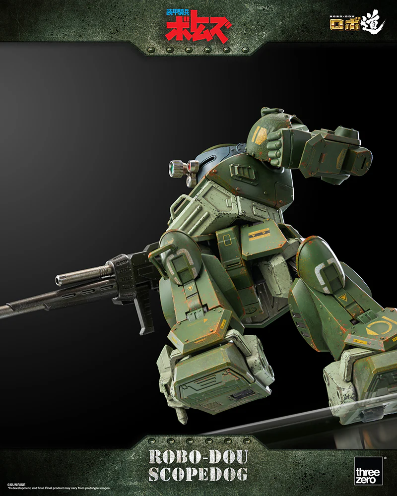 [Pre-order] Armored Trooper VOTOMS - ROBO-DOU Scopedog Action Figure ThreeZero - Image 6