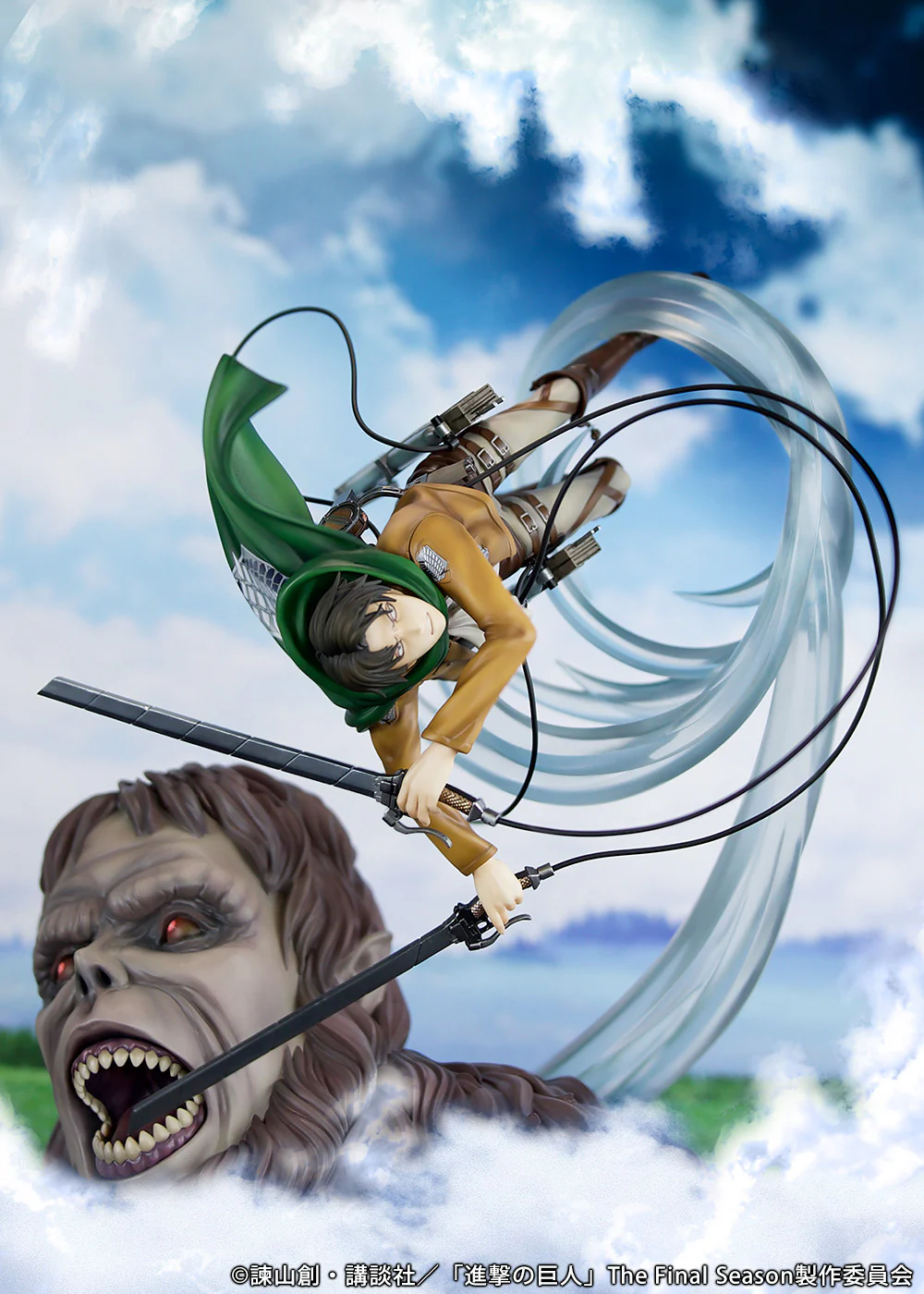[Pre-order] Attack on Titan - Levi vs Beast (Titan Ver.) Non Scale Figure PROOF