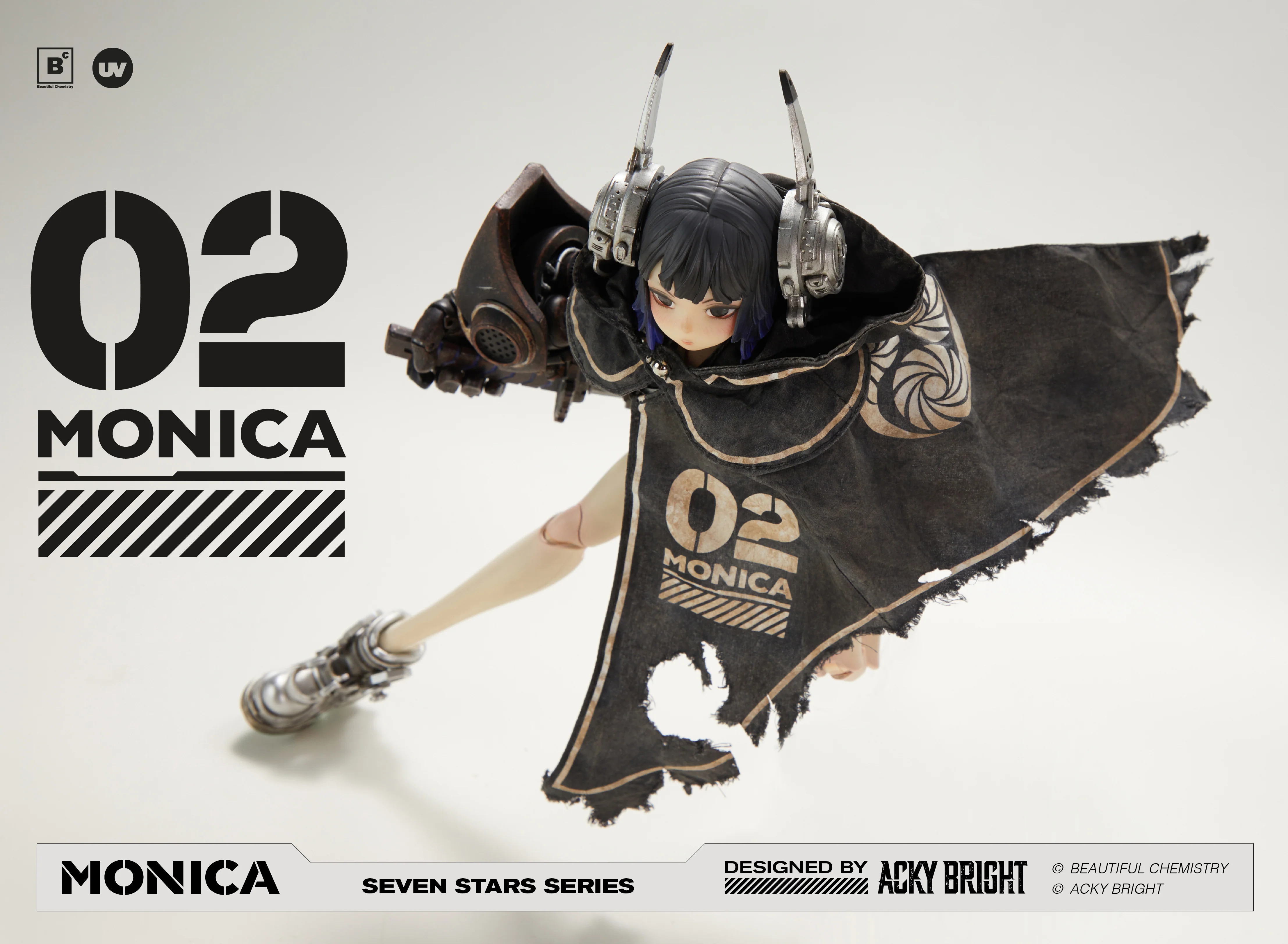 [Pre-order] Beautiful Chemistry Seven Stars  - No.02 Monica 1/6 Scale Action Figure Underverse - Image 12