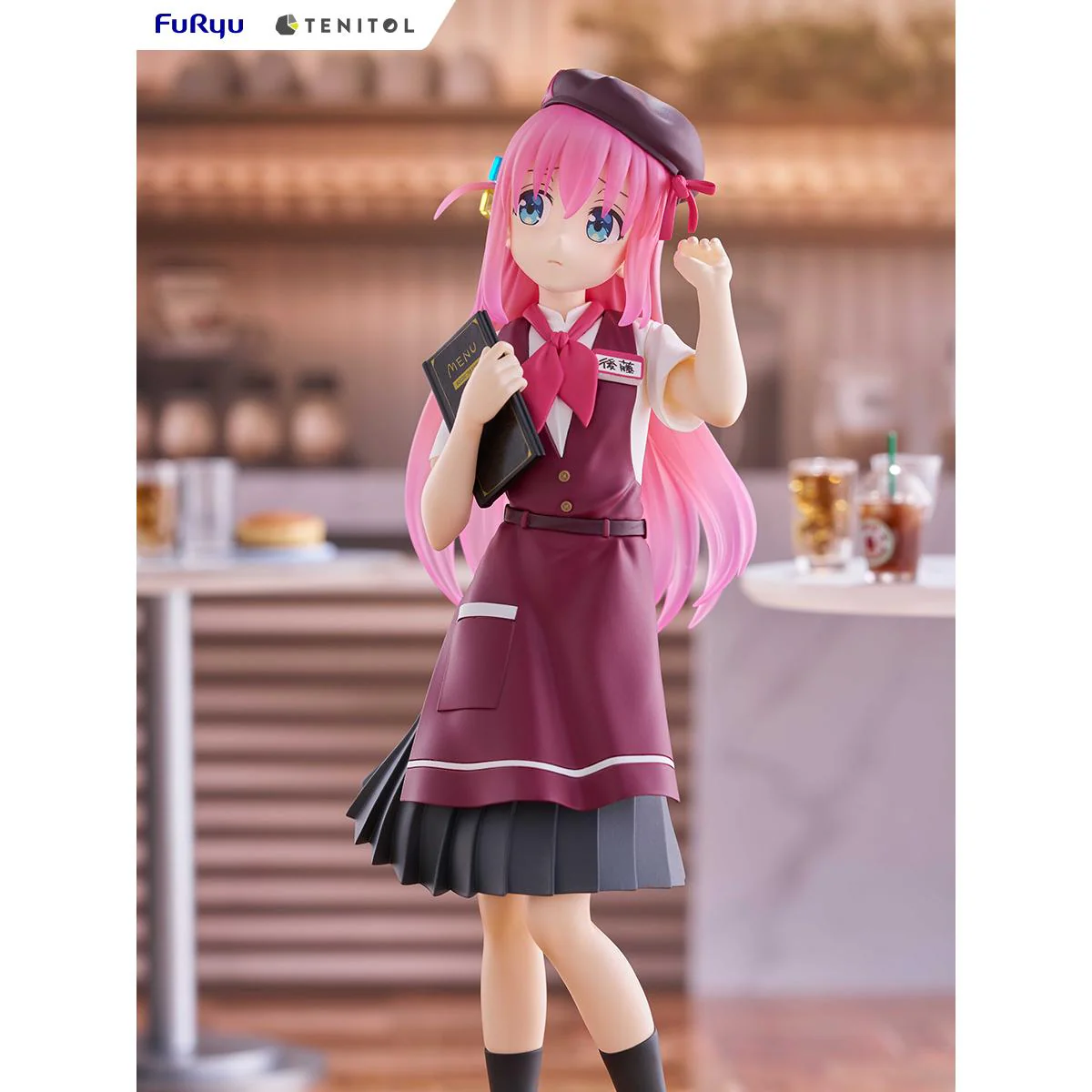 [Pre-order] BOCCHI THE ROCK! - Hitori Gotoh (Cafe Clerk-style Ver.) TENITOL Non Scale Figure FuRyu Corporation - Image 4