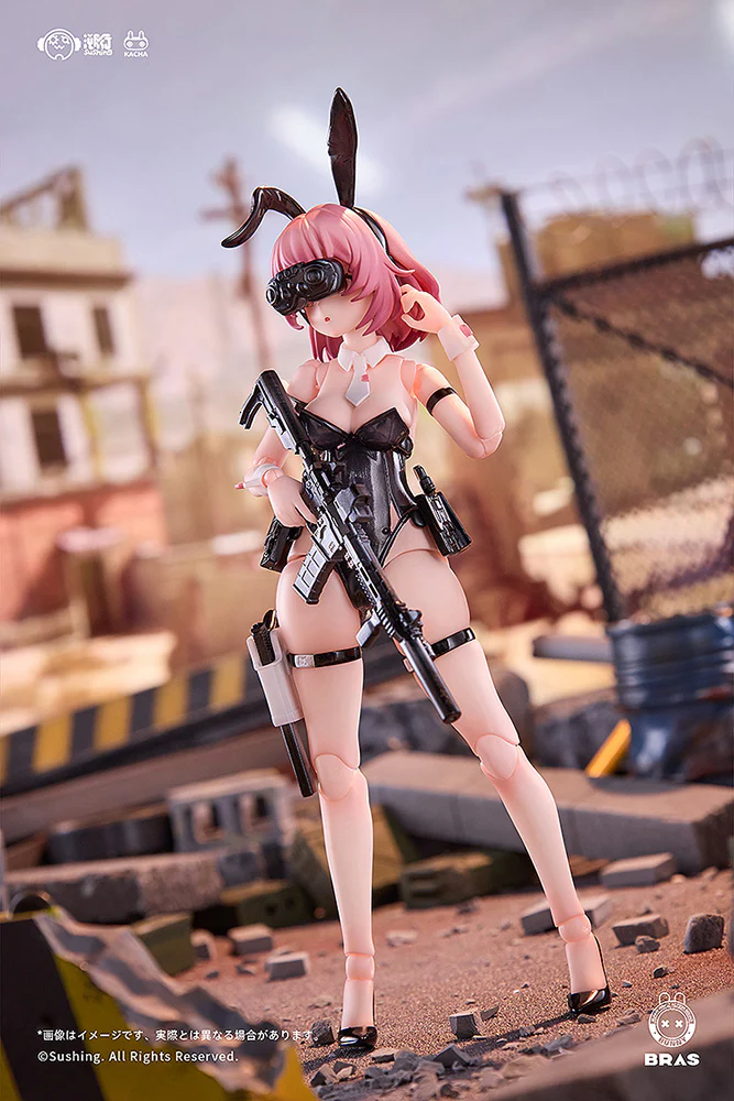 [Pre-order] BUNNY RAPID ACTION SQUAD - Commando Belka 1/12 Scale Action Figure Sushing - Image 3