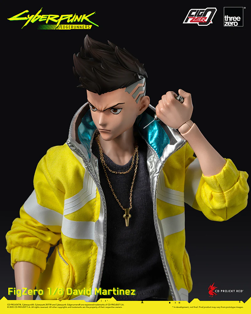 [Pre-order] Cyberpunk: Edgerunners - David Martinez FigZero 1/6 Action Figure ThreeZero - Image 11