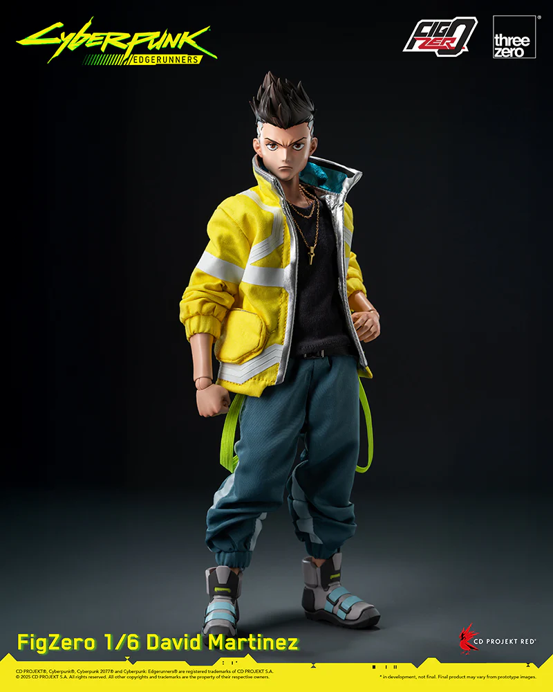 [Pre-order] Cyberpunk: Edgerunners - David Martinez FigZero 1/6 Action Figure ThreeZero - Image 6