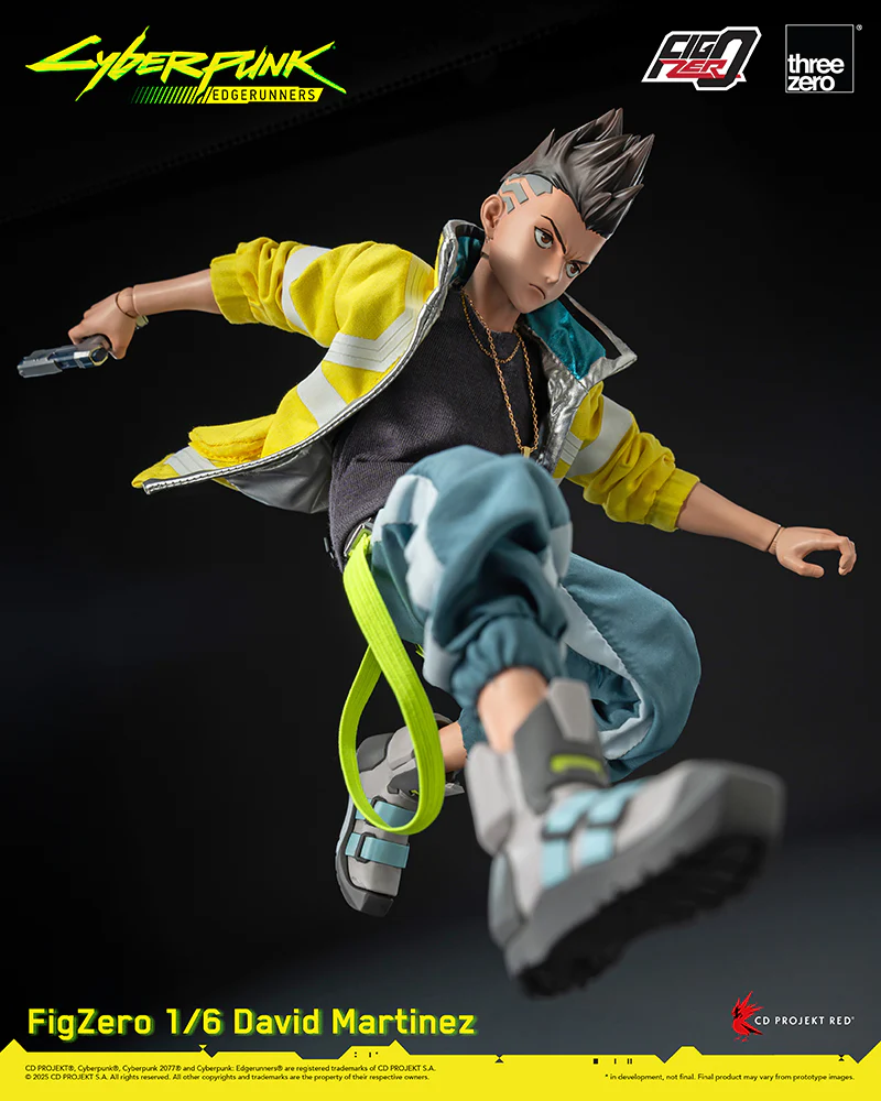 [Pre-order] Cyberpunk: Edgerunners - David Martinez FigZero 1/6 Action Figure ThreeZero - Image 8