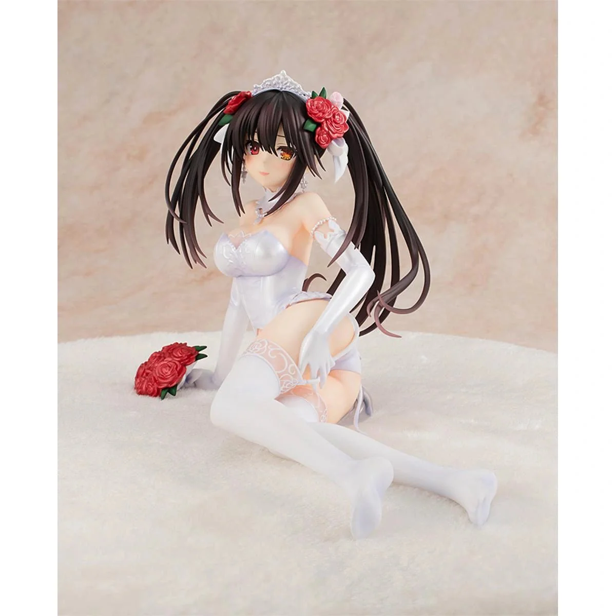 [Pre-order] Date A Live - Kurumi Tokisaki Light Novel Edition (Wedding Dress Ver.) 1/7 Scale Figure KADOKAWA - Image 4