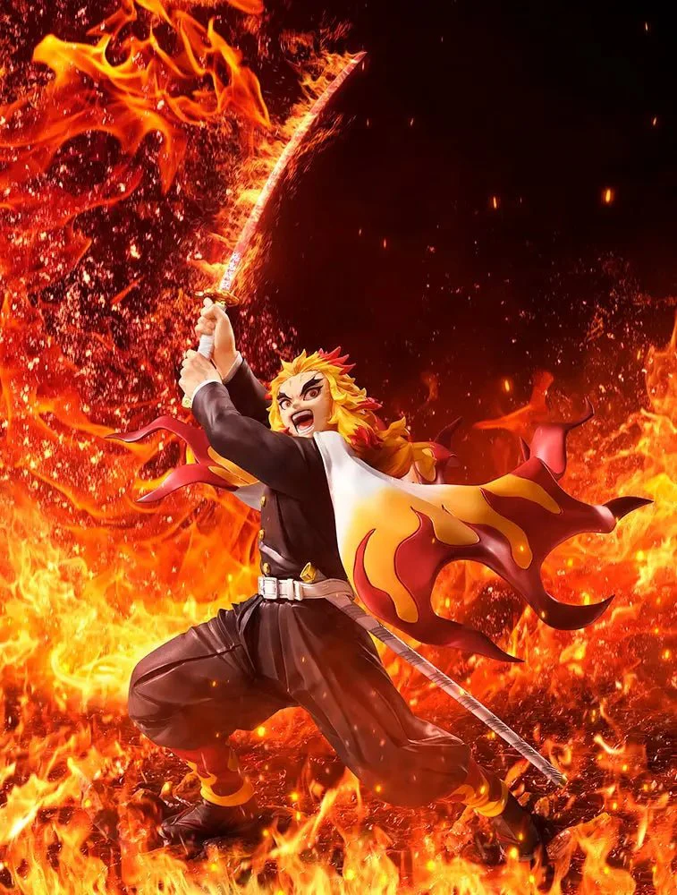 [Pre-order] Demon Slayer: Kimetsu No Yaiba - Kyojuro Rengoku DX Ver. 1/8 Scale Figure BellFine - Image 7