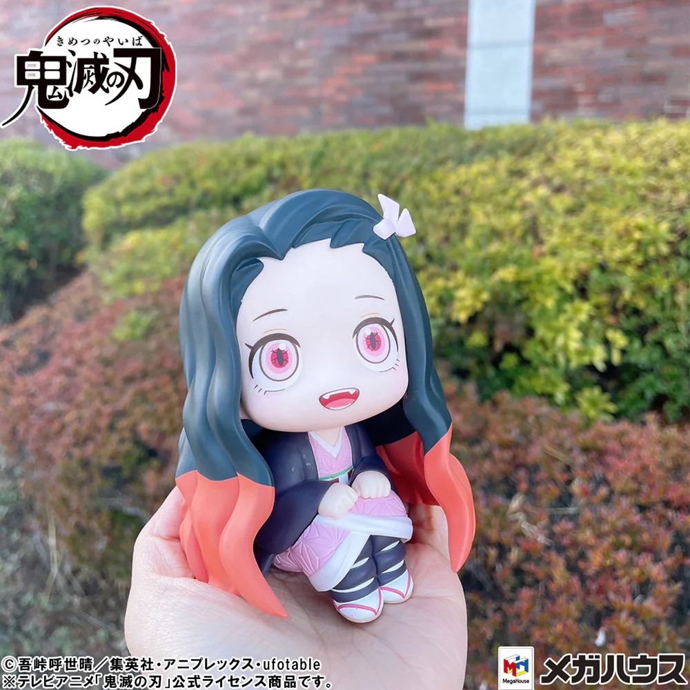 [Pre-order] Demon Slayer: Kimetsu no Yaiba - Tanjiro Kamado (Sharp face Ver.) & Nezuko Kamado (Conquered the Sun Ver.) Set [with gift] Lookup Mini Figure MegaHouse - Image 21