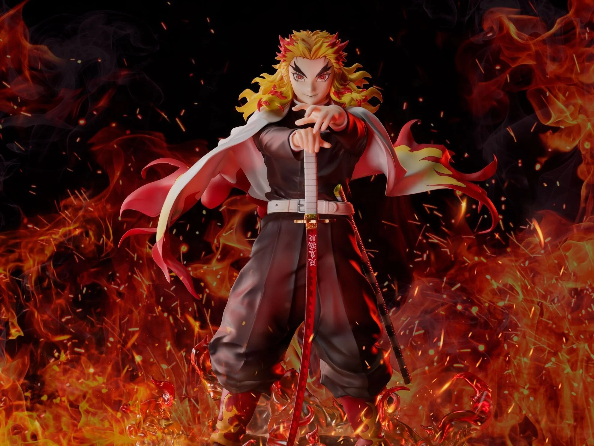 [Pre-order] Demon Slayer: Kimetsu no Yaiba - The Movie: Mugen Train - Kyojuro Rengoku 1/8 Scale Figure - Image 13