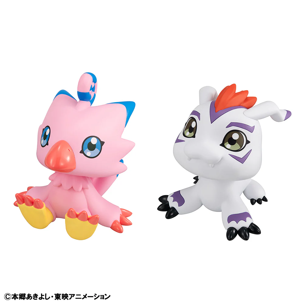 [Pre-order] Digimon - Piyomon & Gomamon set (with gift) Lookup Mini Figure MegaHouse - Image 4