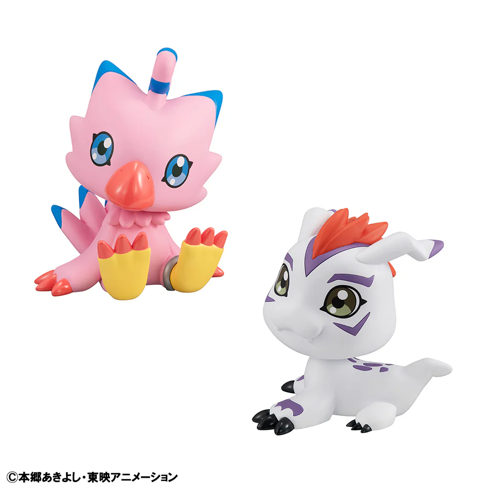 [Pre-order] Digimon - Piyomon & Gomamon set (with gift) Lookup Mini Figure MegaHouse - Image 5