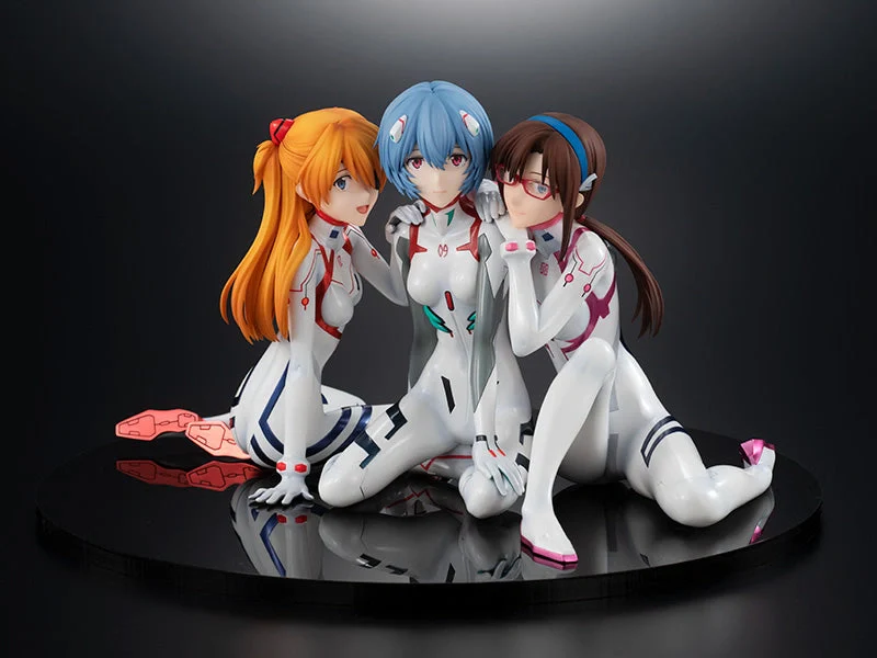 [Pre-order] Evangelion: 3.0+1.0 Thrice Upon a Time - Asuka/Rei/Mari: Newtype Cover ver. 1/8 Scale Figure Kadokawa - Image 2