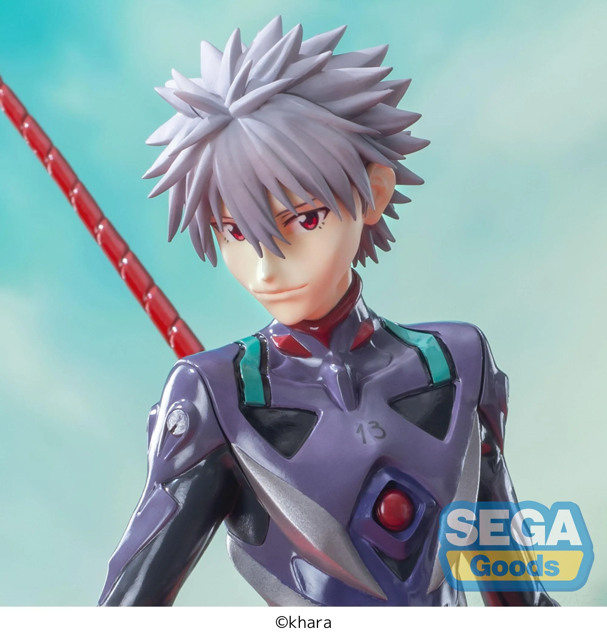 [Pre-order] Evangelion: 3.0+1.0 Thrice Upon a Time - Kaworu Nagisa x Spear of Longinus Prize Figure SEGA - Image 2