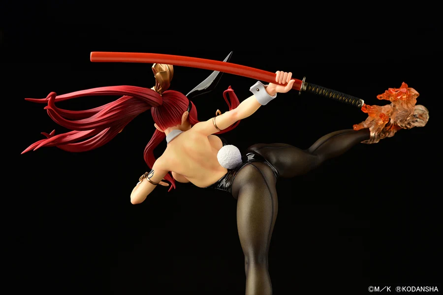 [Pre-order] FAIRY TAIL - Erza Scarlet (HIGH KICKver. Black Bunny) 1/6 Scale Figure Orcatoys - Image 13