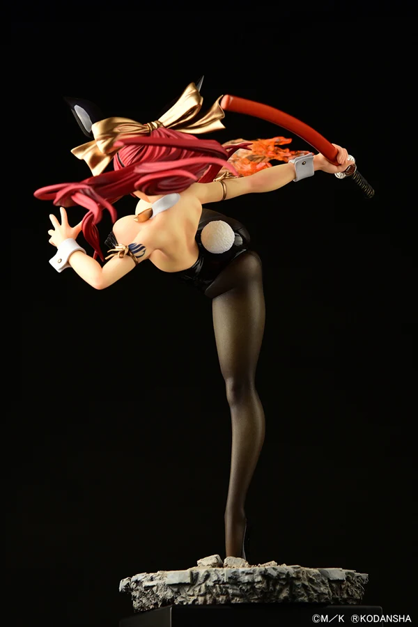 [Pre-order] FAIRY TAIL - Erza Scarlet (HIGH KICKver. Black Bunny) 1/6 Scale Figure Orcatoys - Image 6