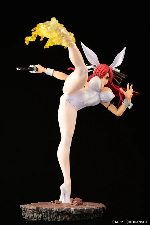 [Pre-order] FAIRY TAIL - Erza Scarlet (HIGH KICKver. White Bunny) 1/6 Scale Figure Orcatoys
