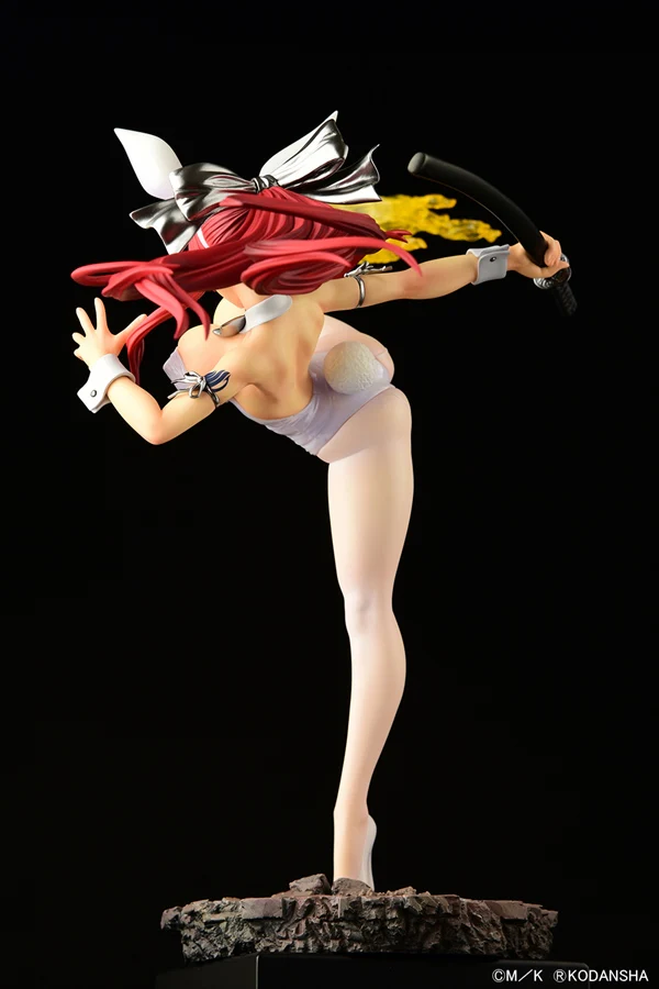 [Pre-order] FAIRY TAIL - Erza Scarlet (HIGH KICKver. White Bunny) 1/6 Scale Figure Orcatoys - Image 6