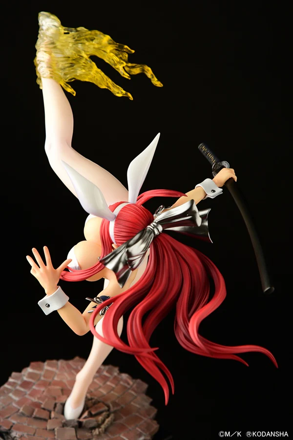 [Pre-order] FAIRY TAIL - Erza Scarlet (HIGH KICKver. White Bunny) 1/6 Scale Figure Orcatoys - Image 9