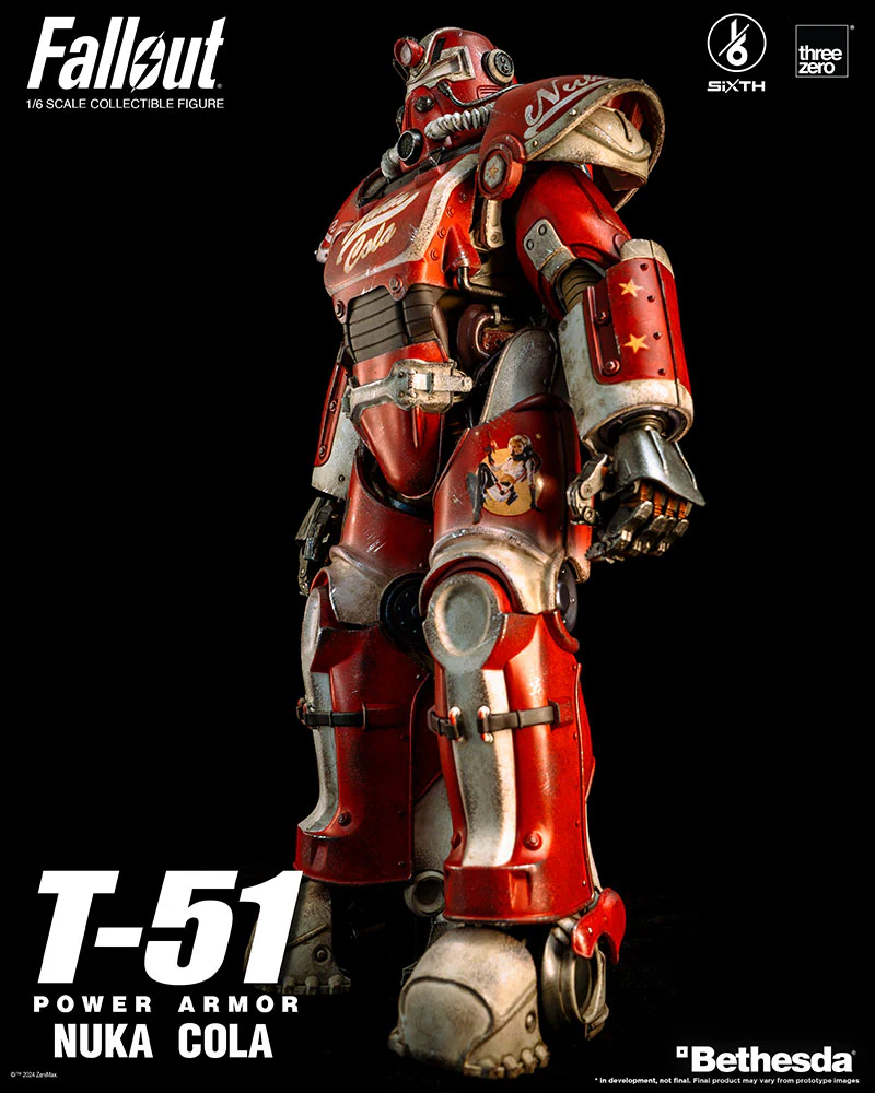 [Pre-order] Fallout - T-51 Nuka Cola Power Armor 1/6 Action Figure ThreeZero - Image 3