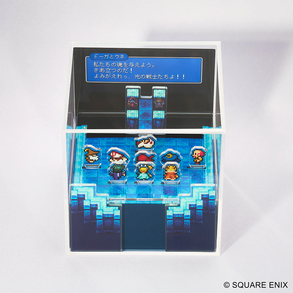 [Pre-order] Final Fantasy -  Pixel Remaster Cubic Memory FF III Entrusted Soul Acrylic Ornament Square Enix
