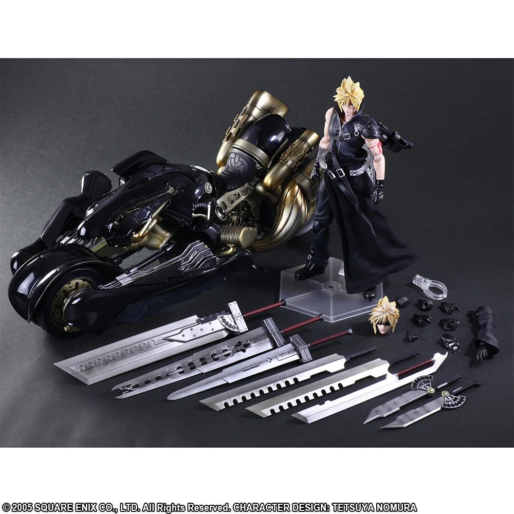 [Pre-order] FINAL FANTASY VII ADVENT CHILDREN - Play Arts Kai Cloud Strife & Fenrir Action Figure Square Enix - Image 4
