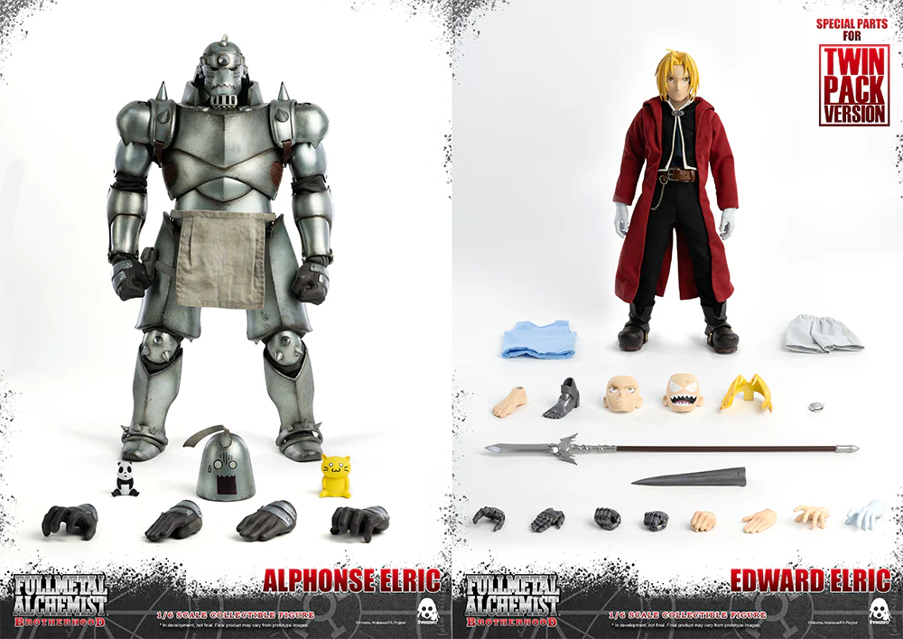 [Pre-order] Fullmetal Alchemist: Brotherhood - Alphonse Elric & Edward Elric FigZero 1/6 Scale Action Figure Threezero