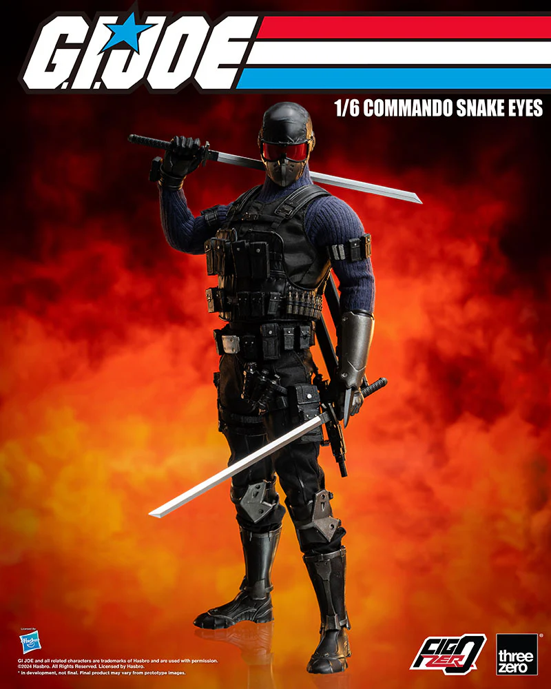 [Pre-order] G.I. JOE - Commando Snake Eyes FigZero 1/6 Action Figure ThreeZero - Image 2