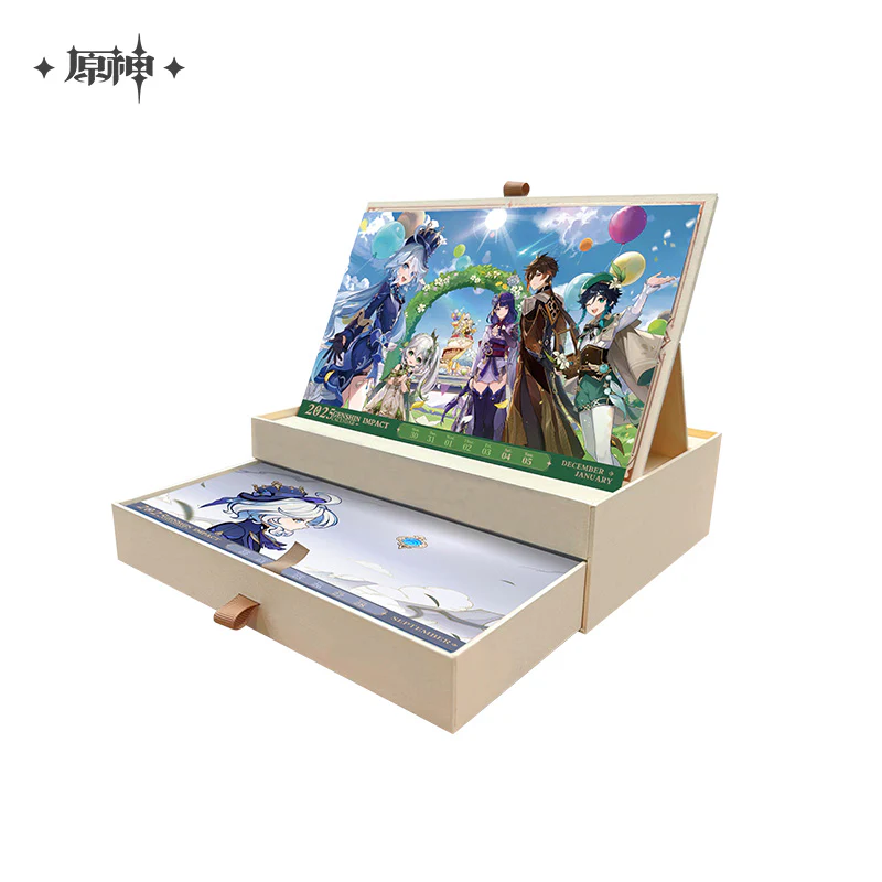 Genshin Impact - 2025 Desk Calendar Gift Box miHoYo - Image 2