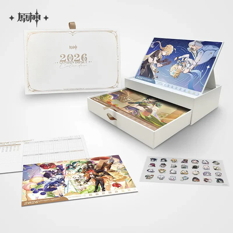 [Pre-order] Genshin Impact - 2026 Desk Calendar Gift Box miHoYo