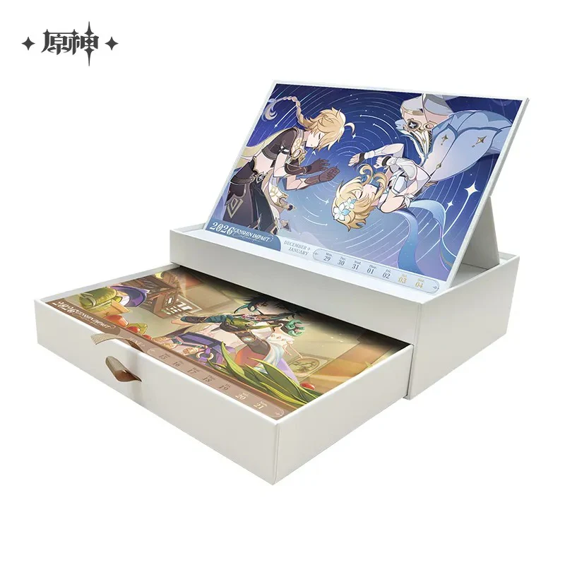 [Pre-order] Genshin Impact - 2026 Desk Calendar Gift Box miHoYo - Image 2