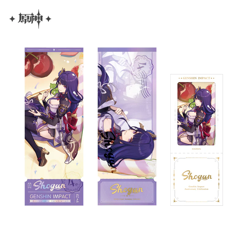 Genshin Impact - 4th Anniversary Commemorative Ticket Set miHoYo - Image 5