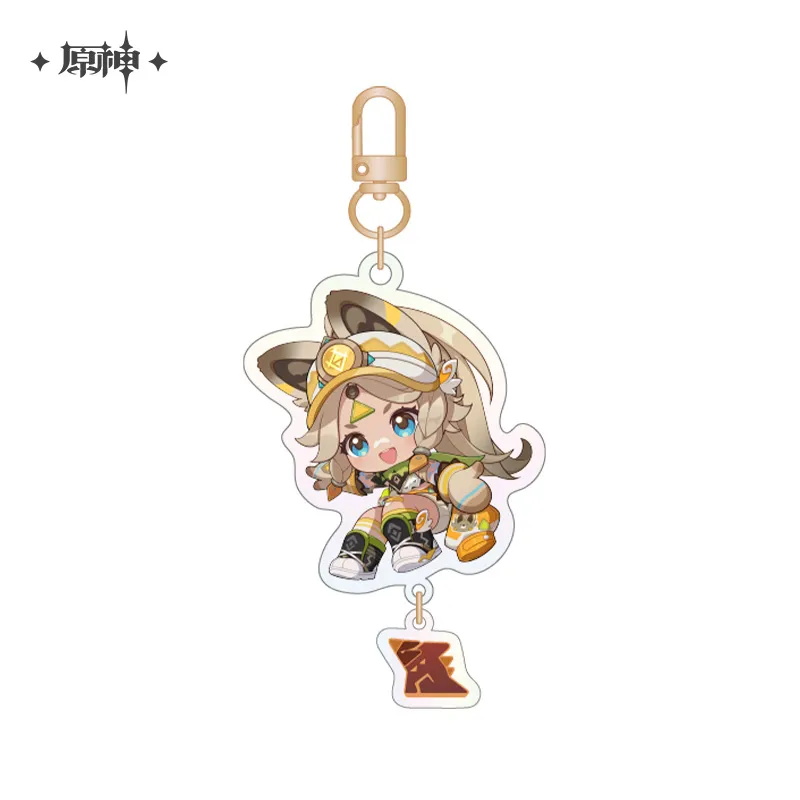 Genshin Impact - Blaze to Natlan Chibi Badge & Acrylic Stand miHoYo - Image 9
