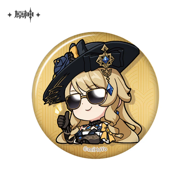 Genshin Impact - Fontaine Character Chibi Badge miHoyo - Image 10