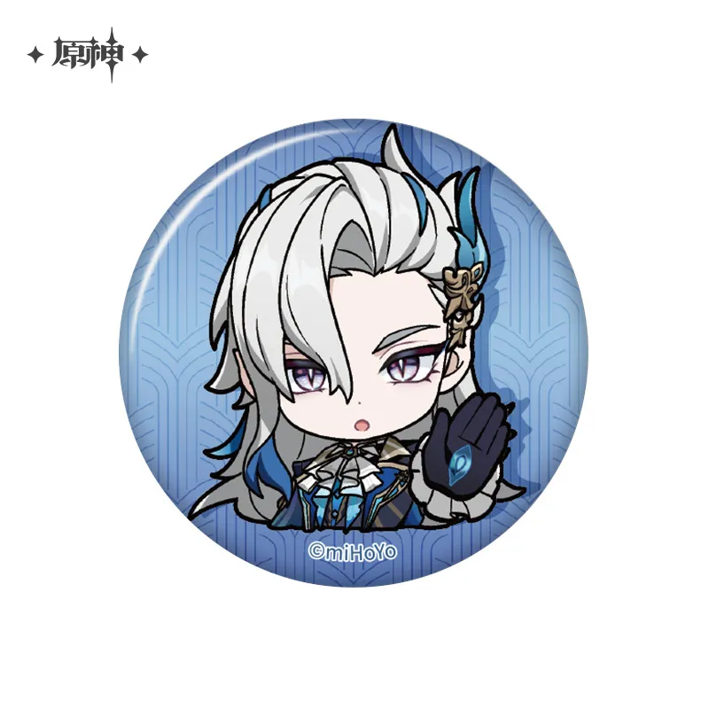 Genshin Impact - Fontaine Character Chibi Badge miHoyo - Image 6