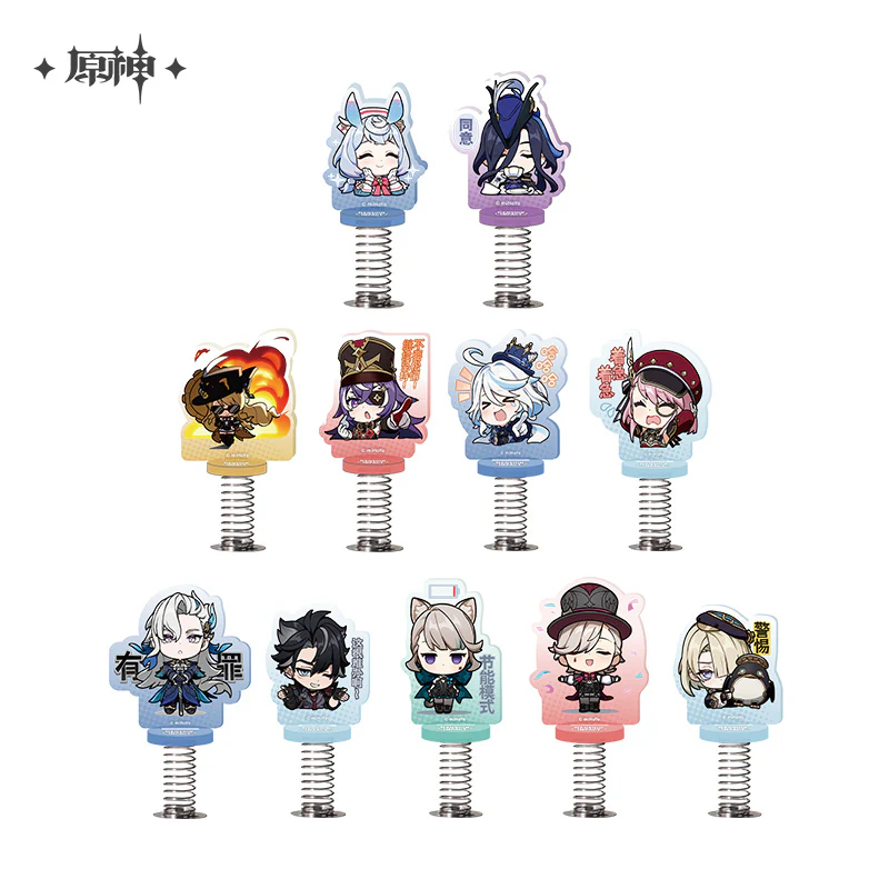 Genshin Impact - Fontaine Character Shaky Shaky Acrylic Stand miHoyo - Image 2