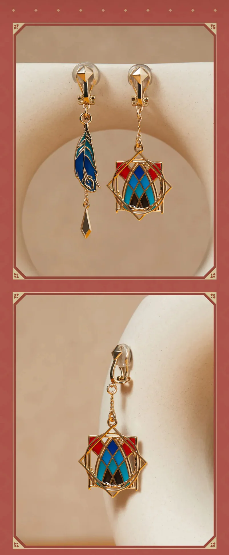 Genshin Impact - Forest And Sand Series Kaveh Impression Necklace & Ear Cuff miHoYo - Image 11