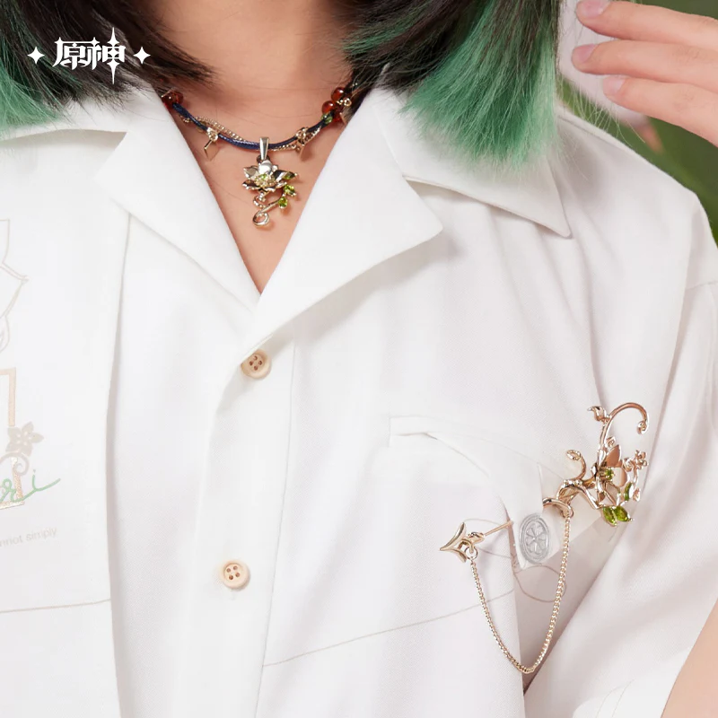 Genshin Impact - Forest And Sand Series Tighnari Impression Necklace & Brooch miHoYo