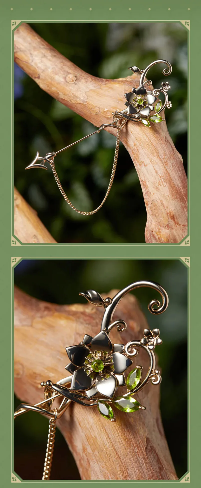 Genshin Impact - Forest And Sand Series Tighnari Impression Necklace & Brooch miHoYo - Image 11