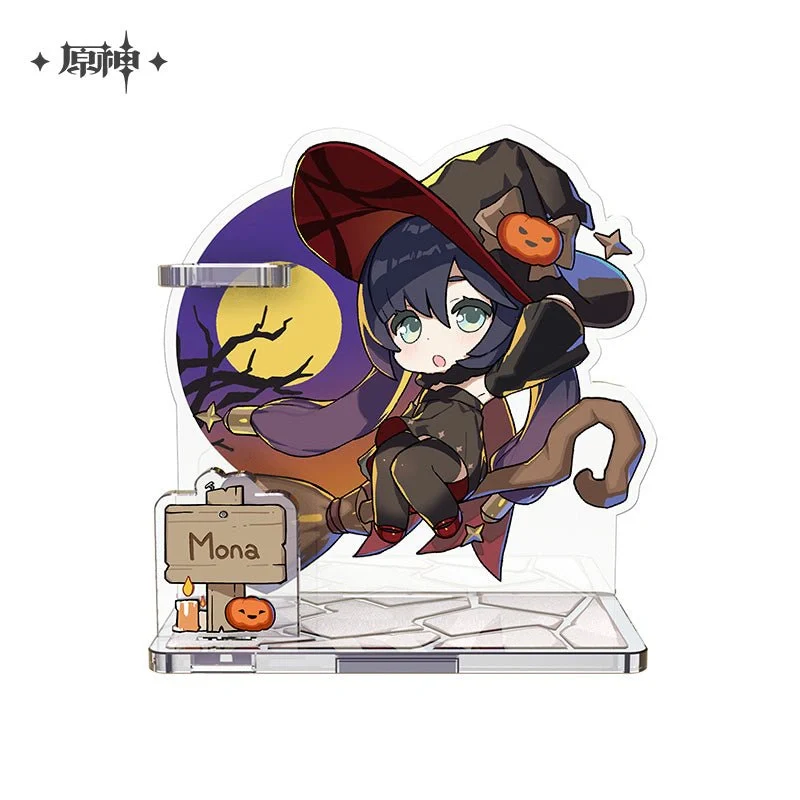 Genshin Impact - Halloween Chibi Character Acrylic Stand Pen Holder miHoYo - Image 3