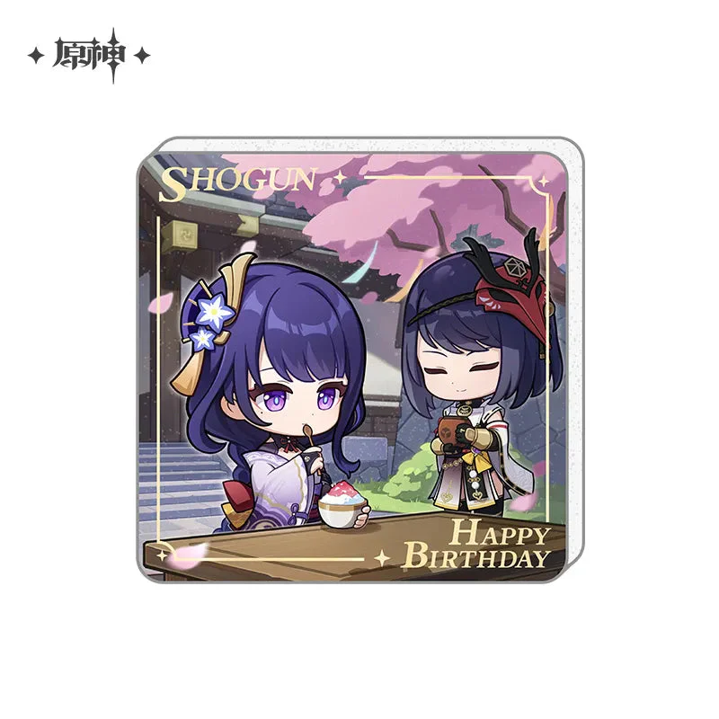 Genshin Impact - Happy Birthday Series Acrylic Refrigerator Magnet miHoYo - Image 12