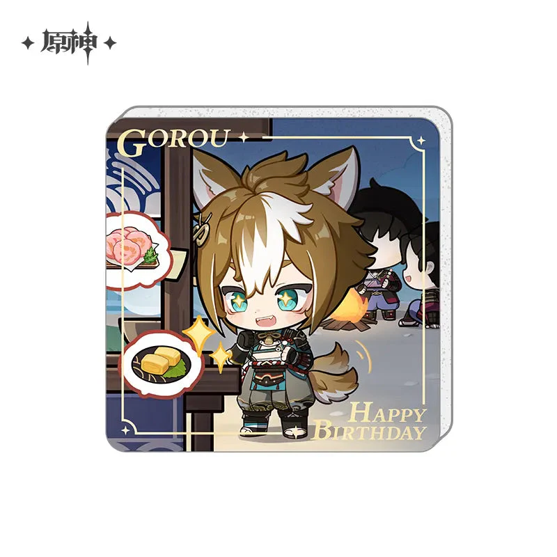 Genshin Impact - Happy Birthday Series Acrylic Refrigerator Magnet miHoYo - Image 17