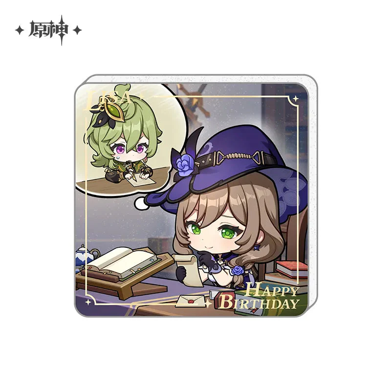 Genshin Impact - Happy Birthday Series Acrylic Refrigerator Magnet miHoYo - Image 18