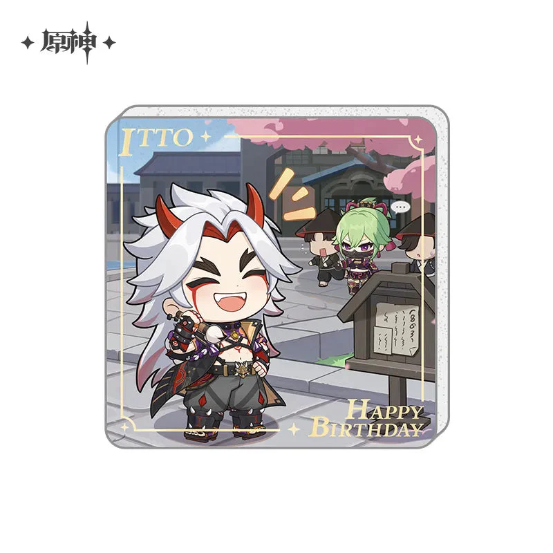Genshin Impact - Happy Birthday Series Acrylic Refrigerator Magnet miHoYo - Image 21