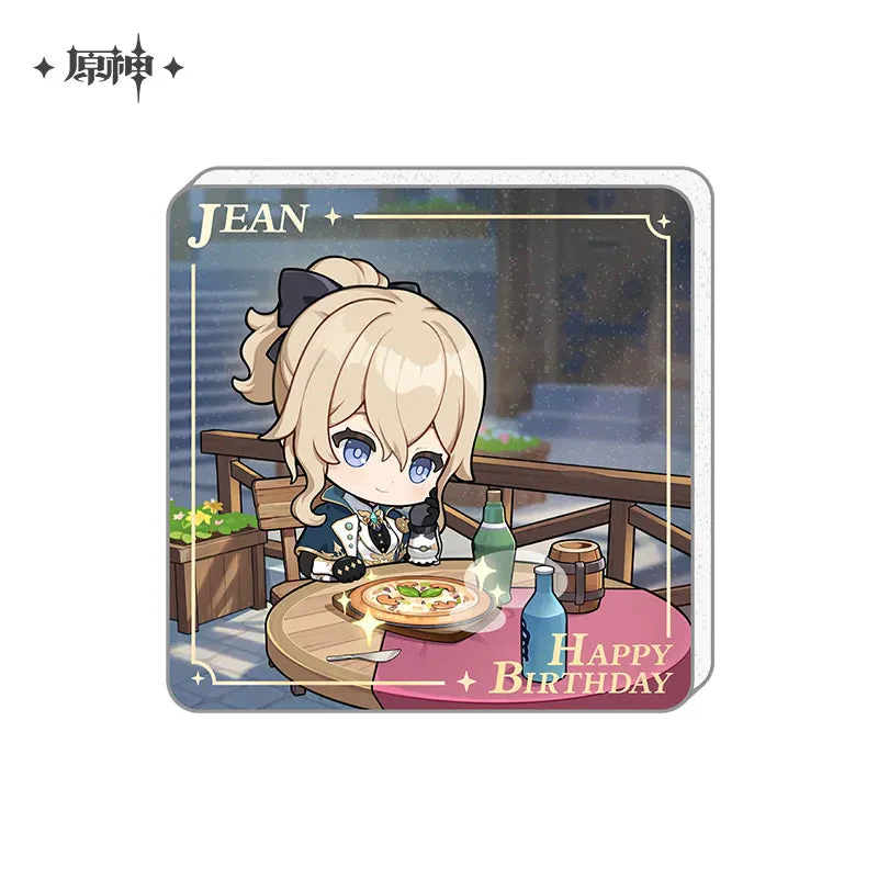 Genshin Impact - Happy Birthday Series Acrylic Refrigerator Magnet miHoYo - Image 26