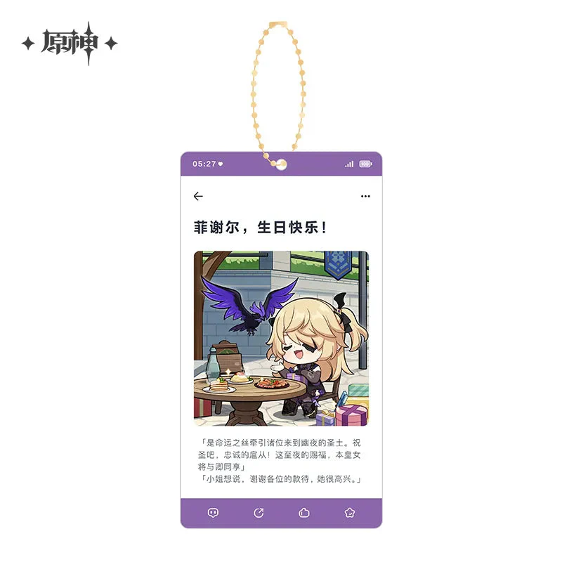 Genshin Impact - Happy Birthday Series Acrylic Keychain miHoYo - Image 15