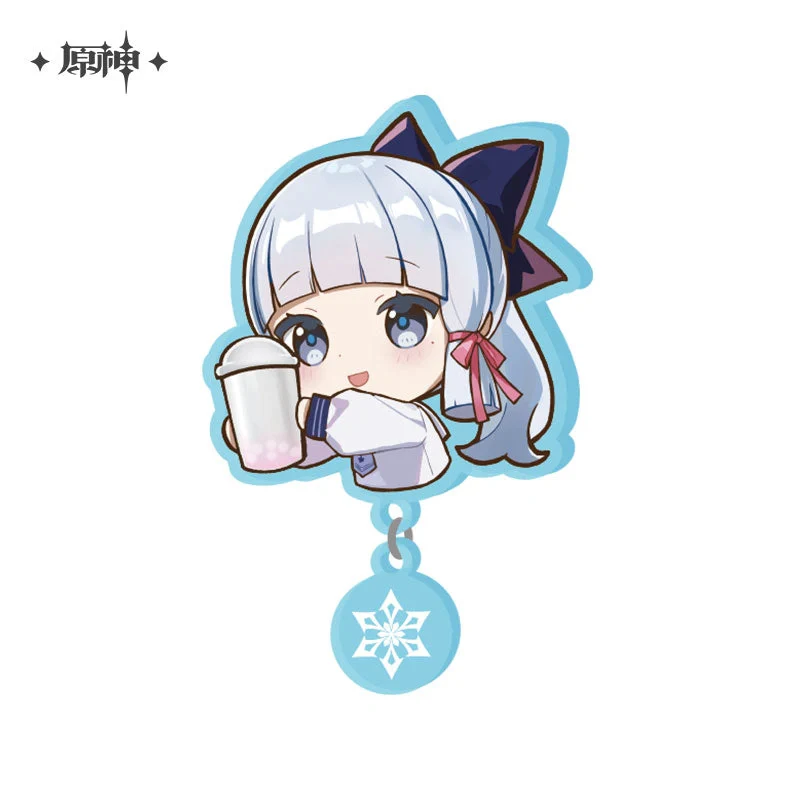 Genshin Impact - HeyTea x Genshin Impact Badge/Acrylic Stand miHoYo - Image 3