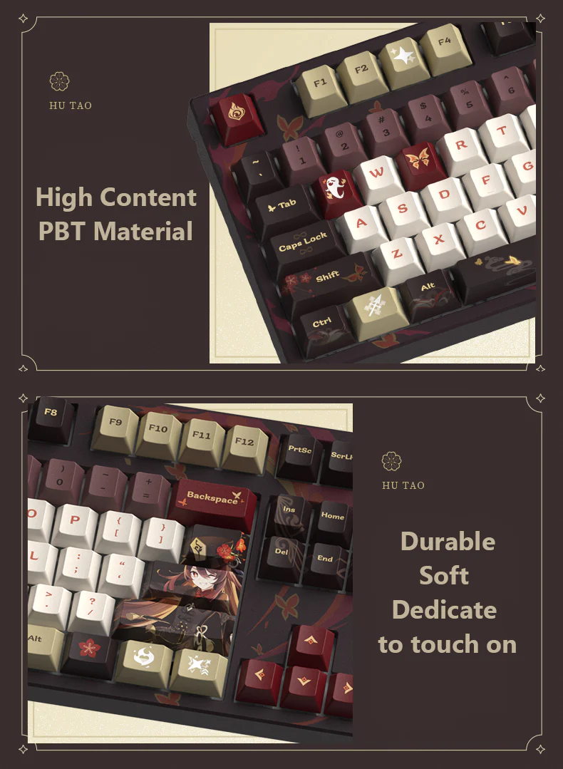 Genshin Impact - Hutao: Fragrance in Thaw Kailh Mechanical Keyboard miHoYo - Image 8
