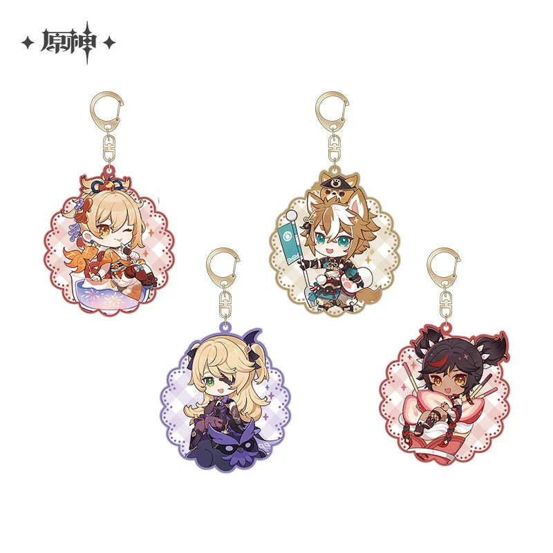 Genshin Impact - IPSTAR Cafe Collab Chibi Character Keychain miHoYo