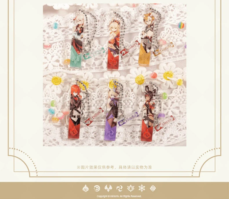 Genshin Impact - IPSTAR Cafe Collab Long Character Keychain miHoYo - Image 10